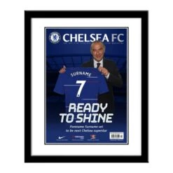 Personalised Chelsea Magazine Cover - Framed