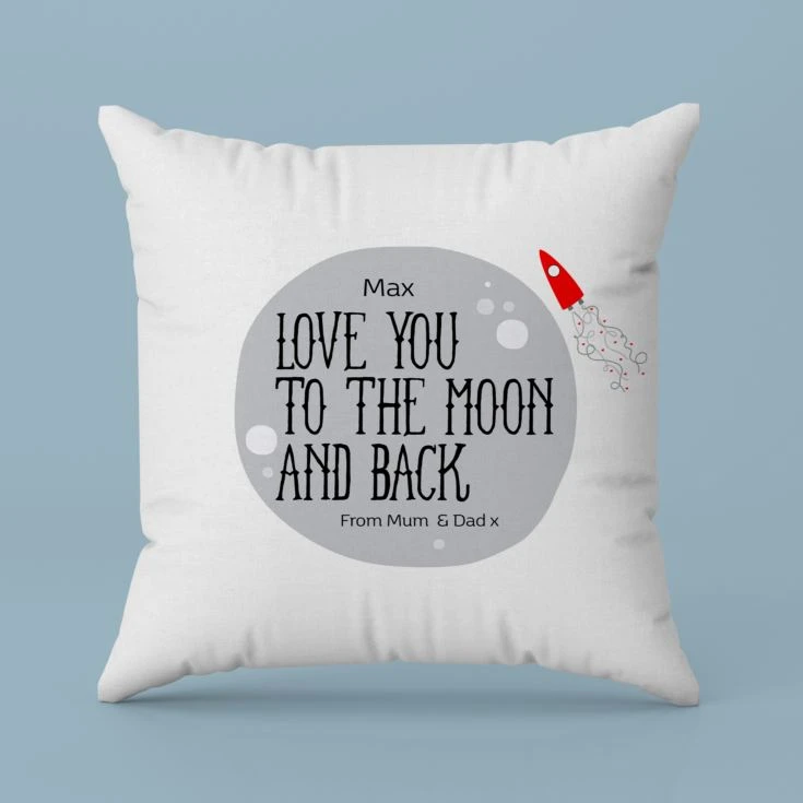 Personalised Moon And Back Cushion 5 Personalised Moon And Back Cushion - Image 3