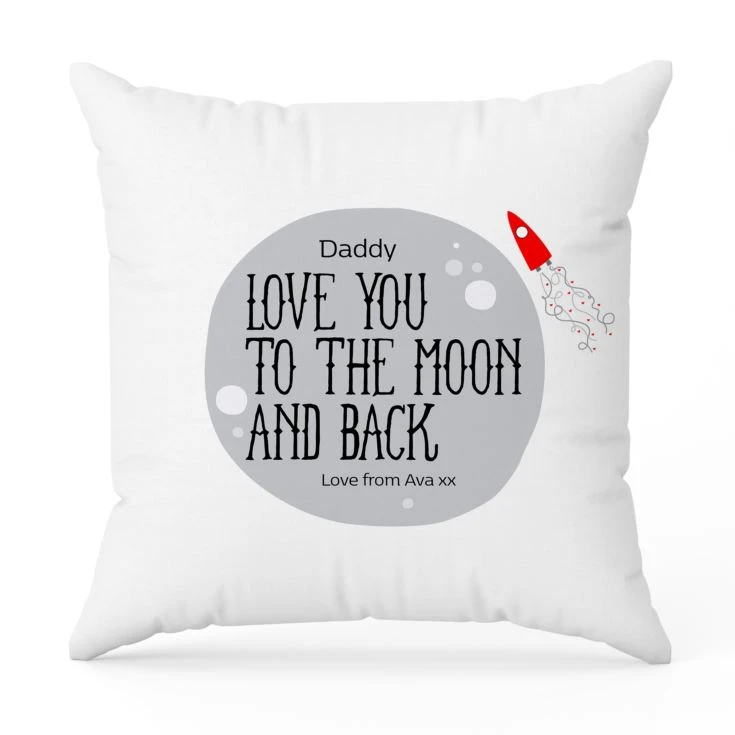 Personalised Moon And Back Cushion 7 Personalised Moon And Back Cushion - Image 5