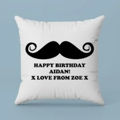 Personalised Moustache Cushion