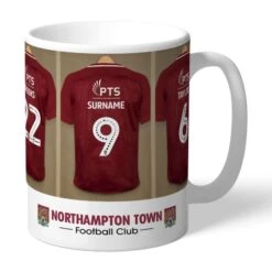 Personalised Northampton Town FC Dressing Room Mug