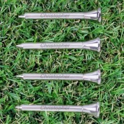 Personalised Pack Of 4 Golf Tees