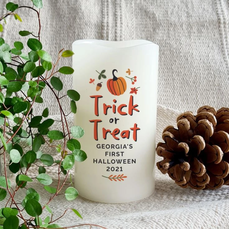 Personalised Trick Or Treat LED Candle 4 Personalised Trick Or Treat LED Candle - Image 2
