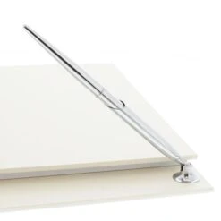 Personalised 25th Silver Anniversary Hardback Guest Book & Pen -Cheap Gifts Store 735x735 fitbox p1012a30 4