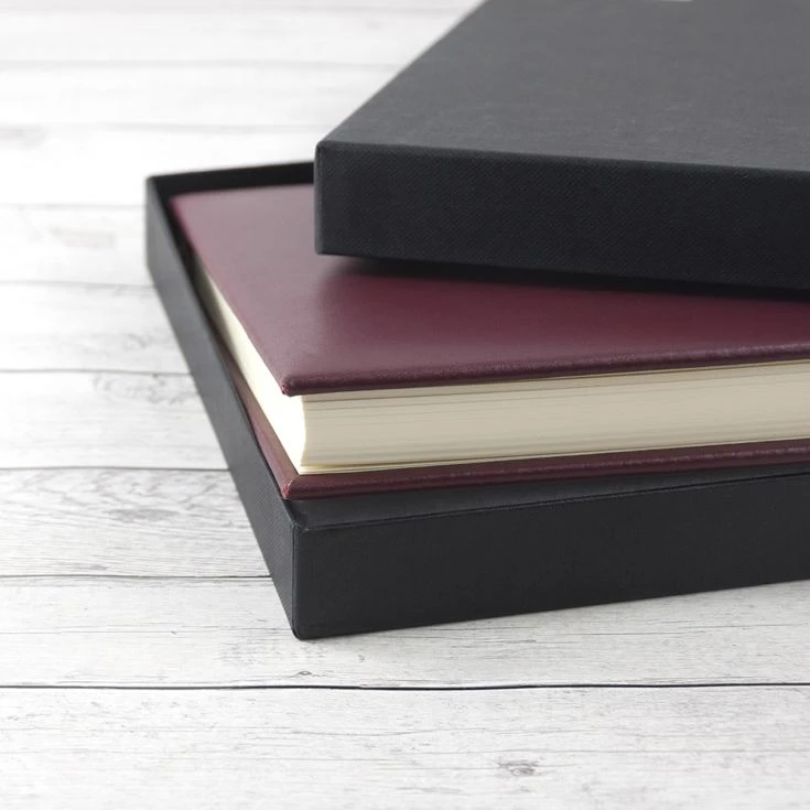 Personalised Burgundy Leather Notebook 5 Personalised Burgundy Leather Notebook - Image 3