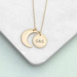 Personalised Matte Moon And Sun Necklace -Cheap Gifts Store 735x735 fitbox per3996 00120200909094719961