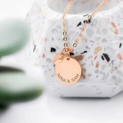 Personalised Polished Heart And Disc Necklace -Cheap Gifts Store 735x735 fitbox personalised polished heart and disc necklace 6