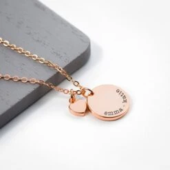 Personalised Polished Heart And Disc Necklace -Cheap Gifts Store 735x735 fitbox personalised polished heart and disc necklace 7