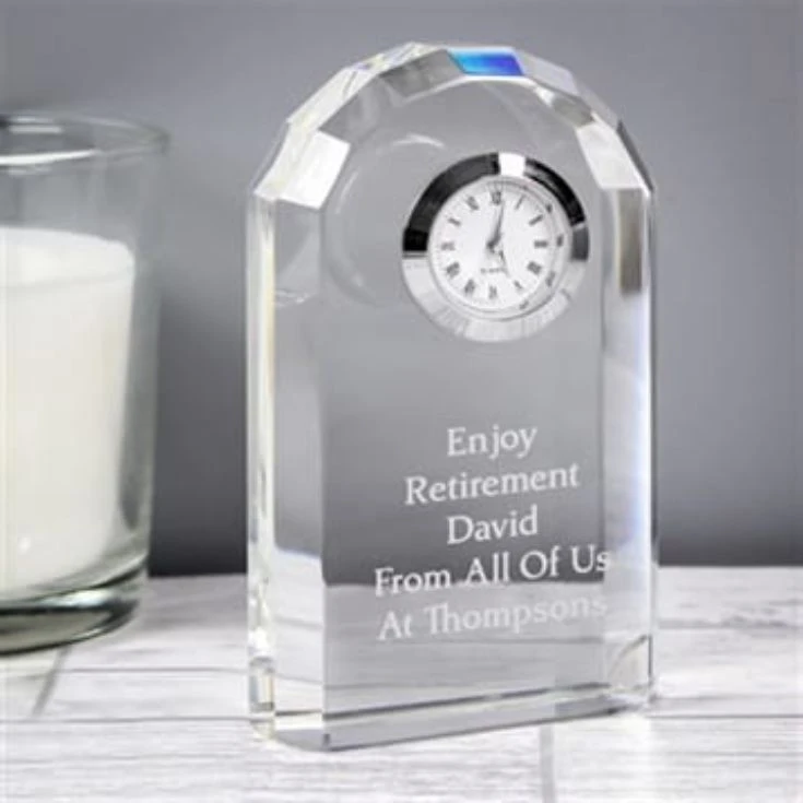 Personalised Glass Clock 5 Personalised Glass Clock - Image 3