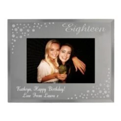 Personalised 18th Birthday Diamante Glass Photo Frame -Cheap Gifts Store 735x735 fitbox pmc1696 18th Birthday Diamante Glass Photo Frame WB 1800 2