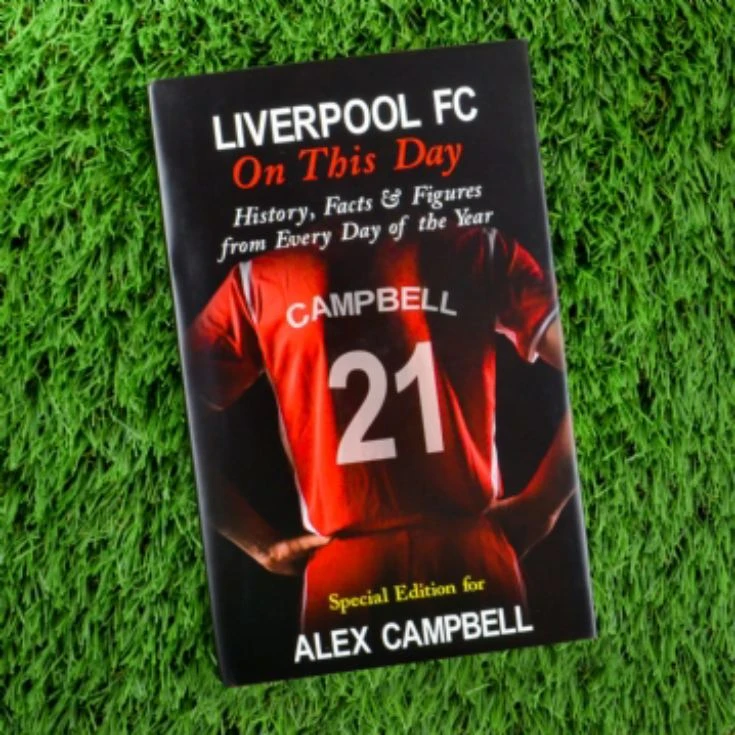 Personalised Liverpool FC Book 3 Personalised Liverpool FC Book