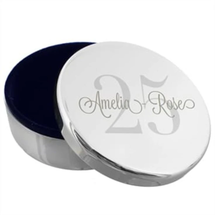 Personalised Big Age Round Trinket Box - Image 6