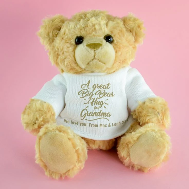 Personalised Bear Hug Teddy 6 Personalised Bear Hug Teddy - Image 4