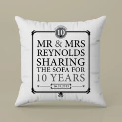 Personalised 10th Anniversary Sharing The Sofa Cushion -Cheap Gifts Store 735x735 fitbox sharing the sofa 10th anniversary cushion 3