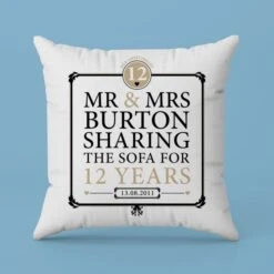 Personalised 12th Anniversary Sharing The Sofa Cushion -Cheap Gifts Store 735x735 fitbox sharing the sofa 12th anniversary cushion 4