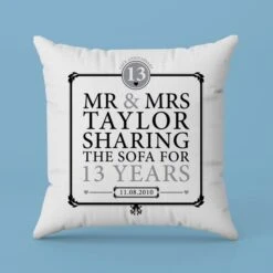 Personalised 13th Anniversary Sharing The Sofa Cushion -Cheap Gifts Store 735x735 fitbox sharing the sofa 13th anniversary cushion 3