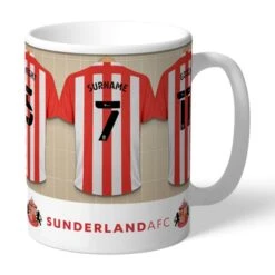 Personalised Sunderland AFC Dressing Room Mug
