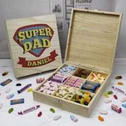 Super Dad - Wooden Sweet Box