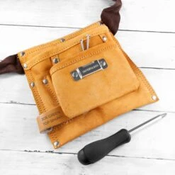 Personalised 6 Pocket Leather Tool Belt -Cheap Gifts Store 735x735 fitbox trg507 personalised 6 pocket leather tool belt 3