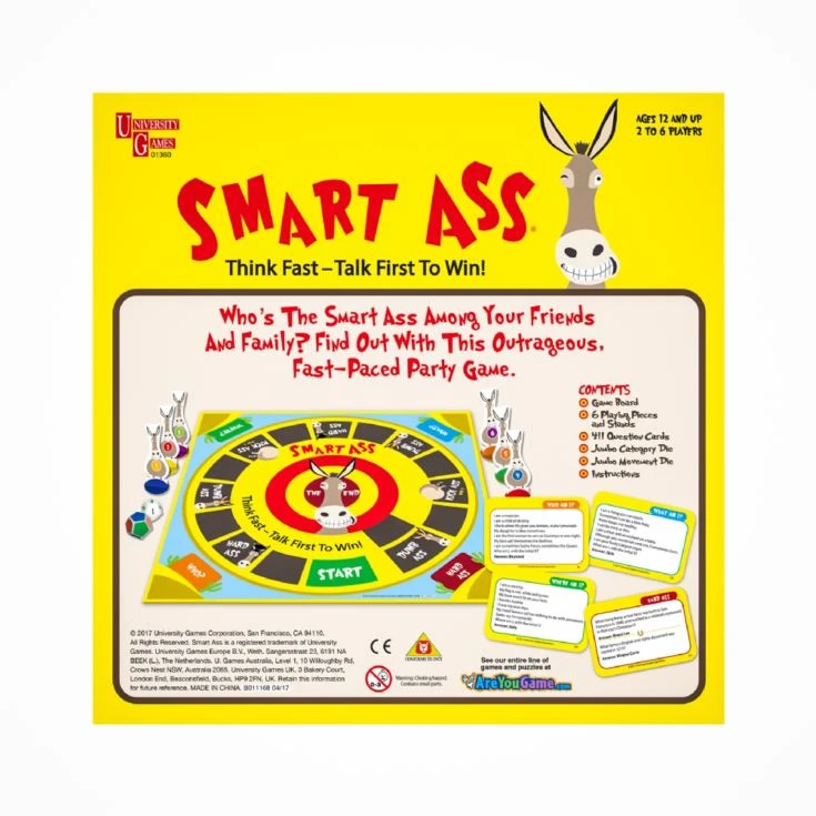 Smart Ass Trivia Board Game 6 Smart Ass Trivia Board Game - Image 4