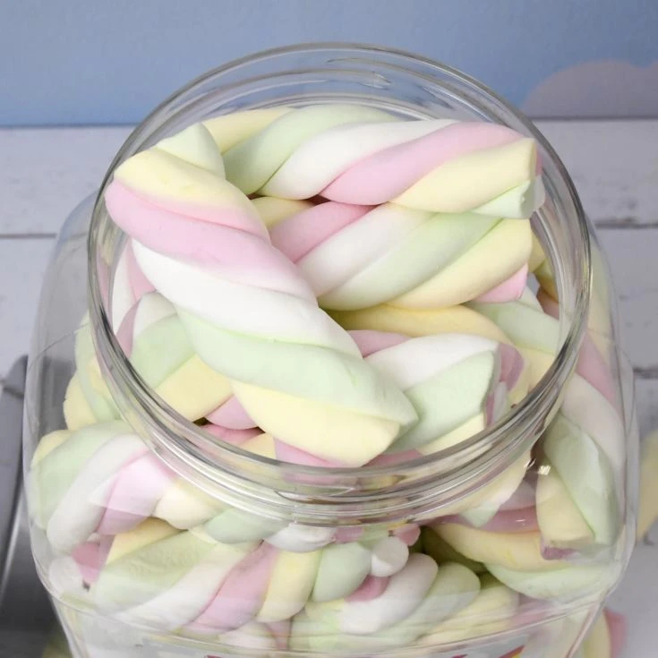 Personalised Giant Fluffy Unicorn Tails Sweet Jar - Image 3