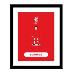 Personalised Liverpool FC Player Figure Print