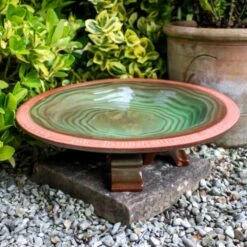 Terracotta Echoes Bird Bath With William Blake Quote -Cheap Gifts Store 735x735 fitbox wlw041 terracotta echoes bird bath william blake quote 5