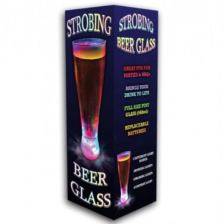 Strobing Beer Glass 4 Strobing Beer Glass - Image 2